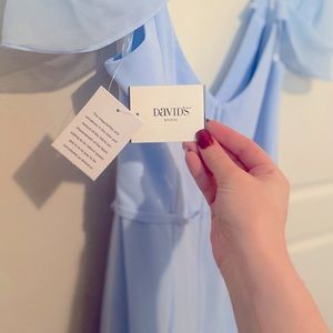 Ice blue prom/bridesmaid/evening gown.